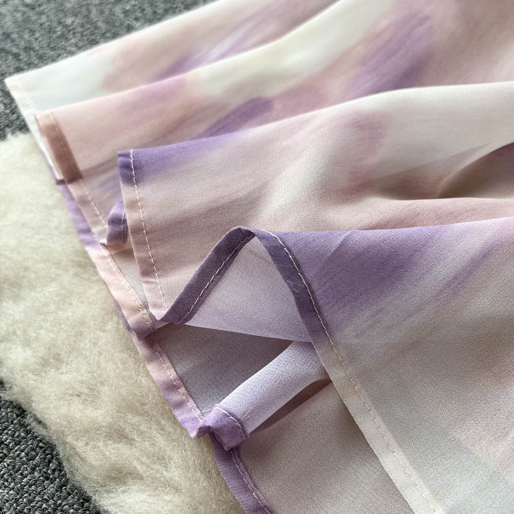 ワンピース レディース 夏 サマー 長袖 袖あり Vネック ドレス 紫 パープル エレガント フェミニン ハイウエスト Aラインスカート ロングスカート 可愛い 大人可愛い フェミニン エレガント お ワンピース レディース 夏 サマー 長袖 袖あり Vネック ドレス 紫 パープル エレガント フェミニン ハイウエスト Aラインスカート ロングスカート 可愛い 大人可愛い フェミニン エレガント お