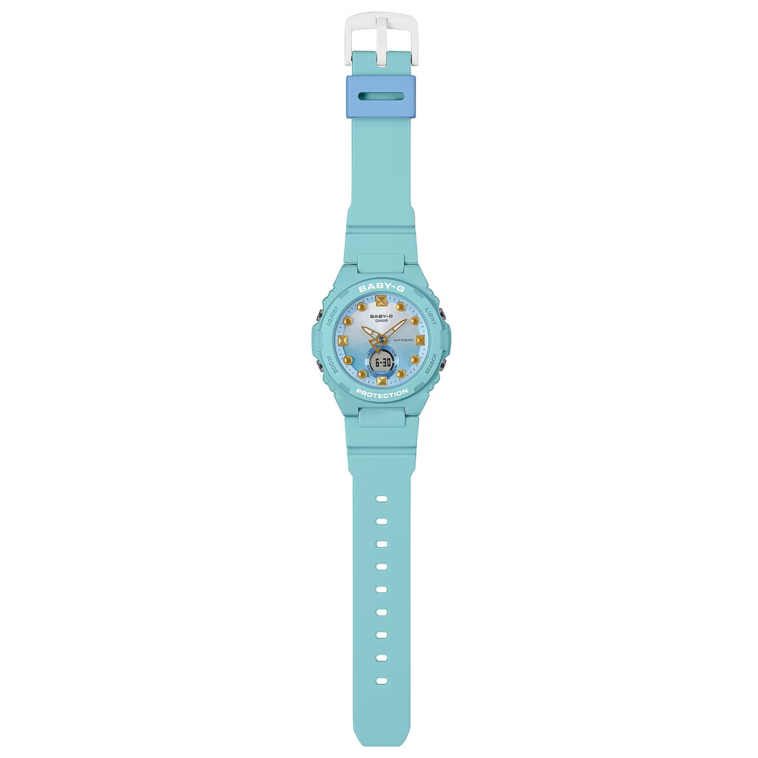 【即納】 CASIO カシオ Baby-G ベビーG BGA-320シリーズ ビーチデザイン BGA-320-3A グリーン 腕時計 レディース