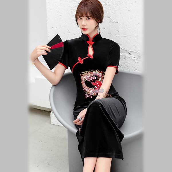 チャイナドレス ロングチャイナ セクシー セクシーチャイナ キャバ チャイナドレス チャイナ ロング ドレス コスチューム コスプレ 衣装 パーティー イベント インスタ 撮影 アイドル 高級感あ