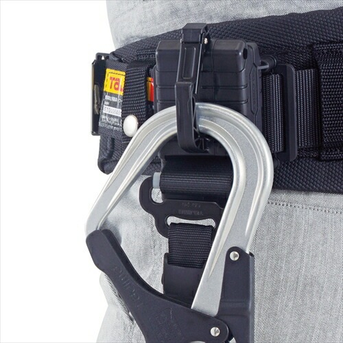 タジマ(TAJIMA) 胴ベルト用ランヤード 蛇腹縦型L8 B1JR150-TL8BK