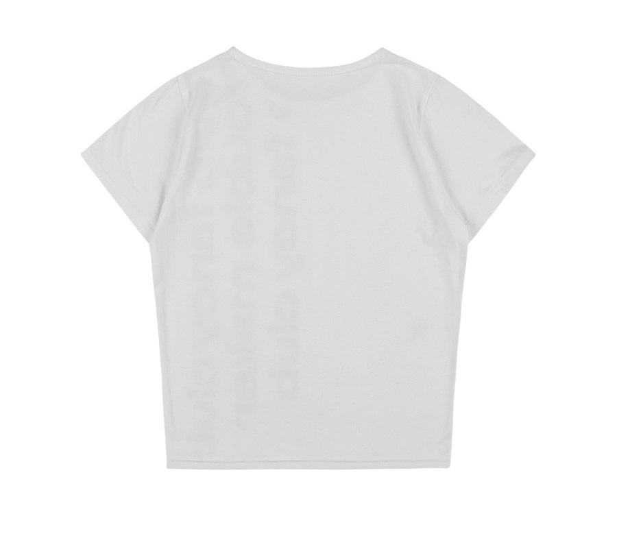 ベイウォッチ クロップTシャツ / ブラック / ホワイト（BLACK）F25QB103 / F25QB103 / Baywatch Crop T-Shirt / Black / White