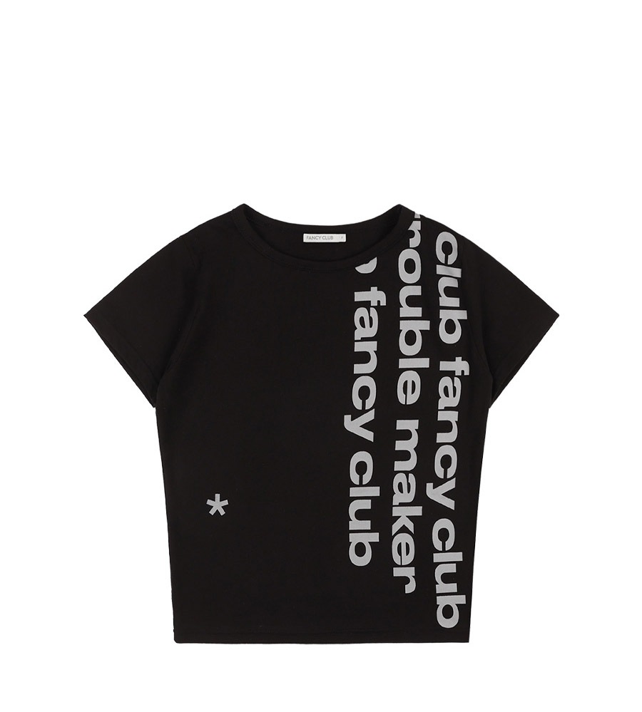 ベイウォッチ クロップTシャツ / ブラック / ホワイト（BLACK）F25QB103 / F25QB103 / Baywatch Crop T-Shirt / Black / White