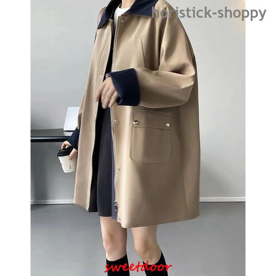 トレンチコート レディース 春 スプリングコート ステンカラーコート ミドル丈 春コート 春服 ライトアウター カジュアル ライトコート