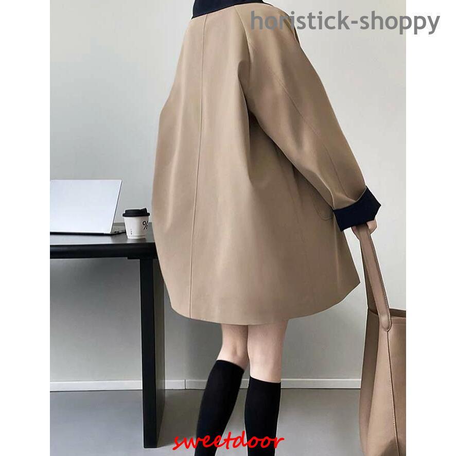 トレンチコート レディース 春 スプリングコート ステンカラーコート ミドル丈 春コート 春服 ライトアウター カジュアル ライトコート