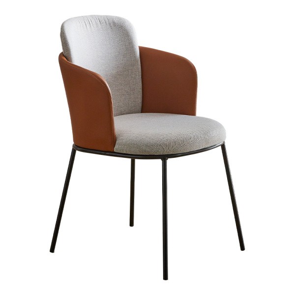 デザインチェア 1脚 ダイニングチェア スチール脚 フェイクレザー ファブリック組合せ カフェ デスク リビングイス デザインチェア 1脚 ダイニングチェア スチール脚 フェイクレザー ファブリック組合せ カフェ デスク リビングイス