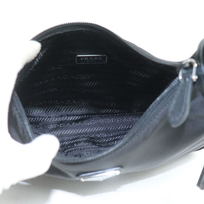 PRADA プラダ テスート ナイロン ミニ Re-Edition 2000 ショルダーバッグ ブラック 1NE515_RDH0_F0002 レディース 中古 美品 PRADA プラダ テスート ナイロン ミニ Re-Edition 2000 ショルダーバッグ ブラック 1NE515_RDH0_F0002 レディース 中古 美品