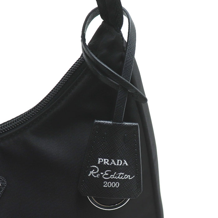 PRADA プラダ テスート ナイロン ミニ Re-Edition 2000 ショルダーバッグ ブラック 1NE515_RDH0_F0002 レディース 中古 美品 PRADA プラダ テスート ナイロン ミニ Re-Edition 2000 ショルダーバッグ ブラック 1NE515_RDH0_F0002 レディース 中古 美品