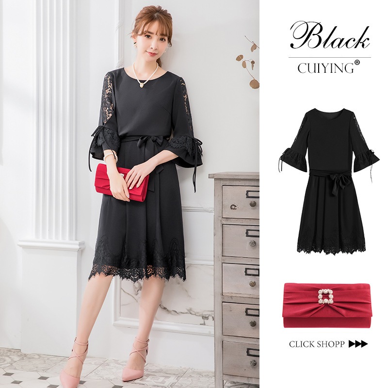 新しいエレガントなレーススプレッチラウンドネックトップセット女性用2ピースセット88301 新しいエレガントなレーススプレッチラウンドネックトップセット女性用2ピースセット88301