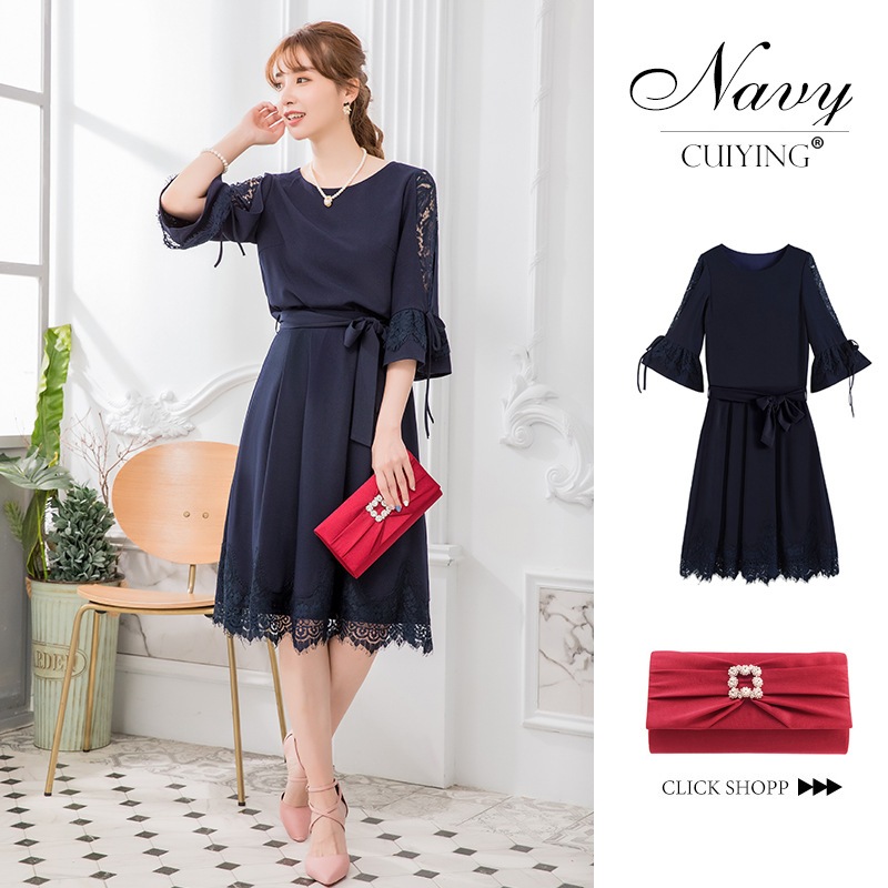 新しいエレガントなレーススプレッチラウンドネックトップセット女性用2ピースセット88301 新しいエレガントなレーススプレッチラウンドネックトップセット女性用2ピースセット88301