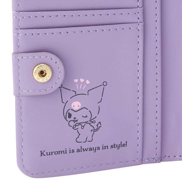 Qoo10] サンリオ 新しいレディースショート2つ折り財布ジッ