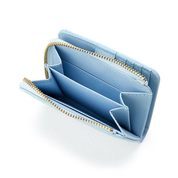 サンリオコラボ　レザーウォレット sanrio（サンリオ） ハローキティ 本革三つ折りウォレット(フレッシュ