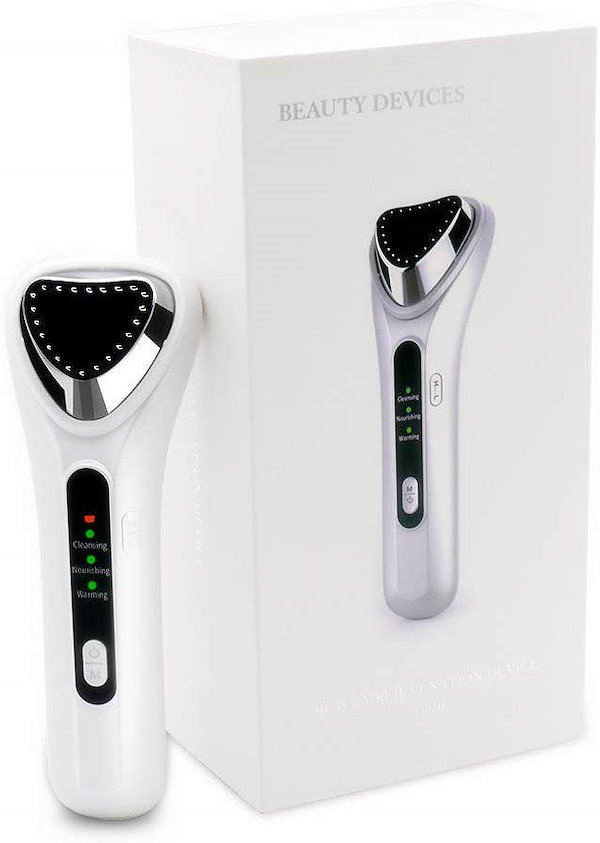 Qoo10] 人気商品美顔器 超音波 イオン導入導出