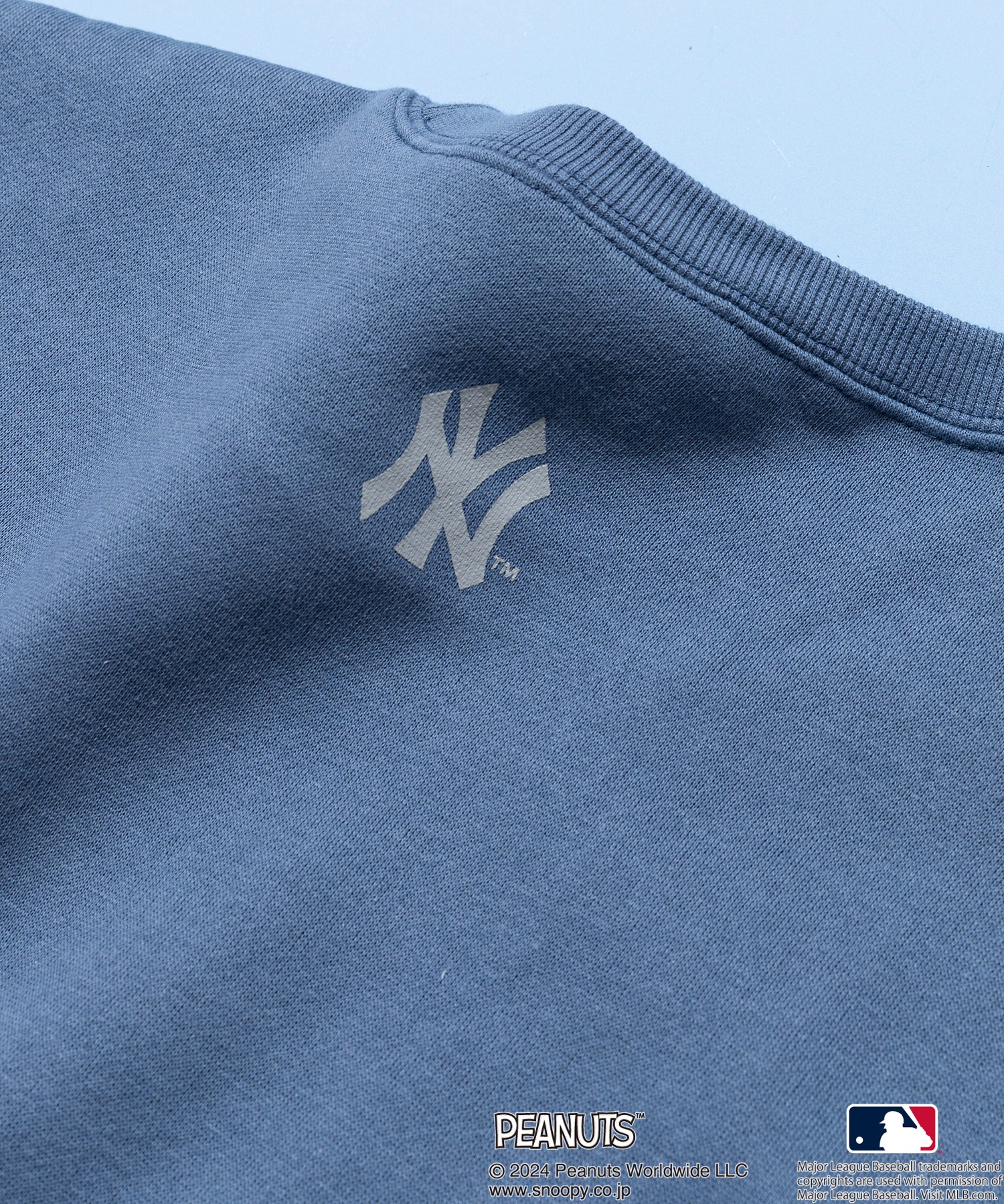 PEANUTS MLB オリジナルデザイン オリジナルデザイン 裏起毛クルーネックスウェット ヤンキース ドジャース レッドソックス