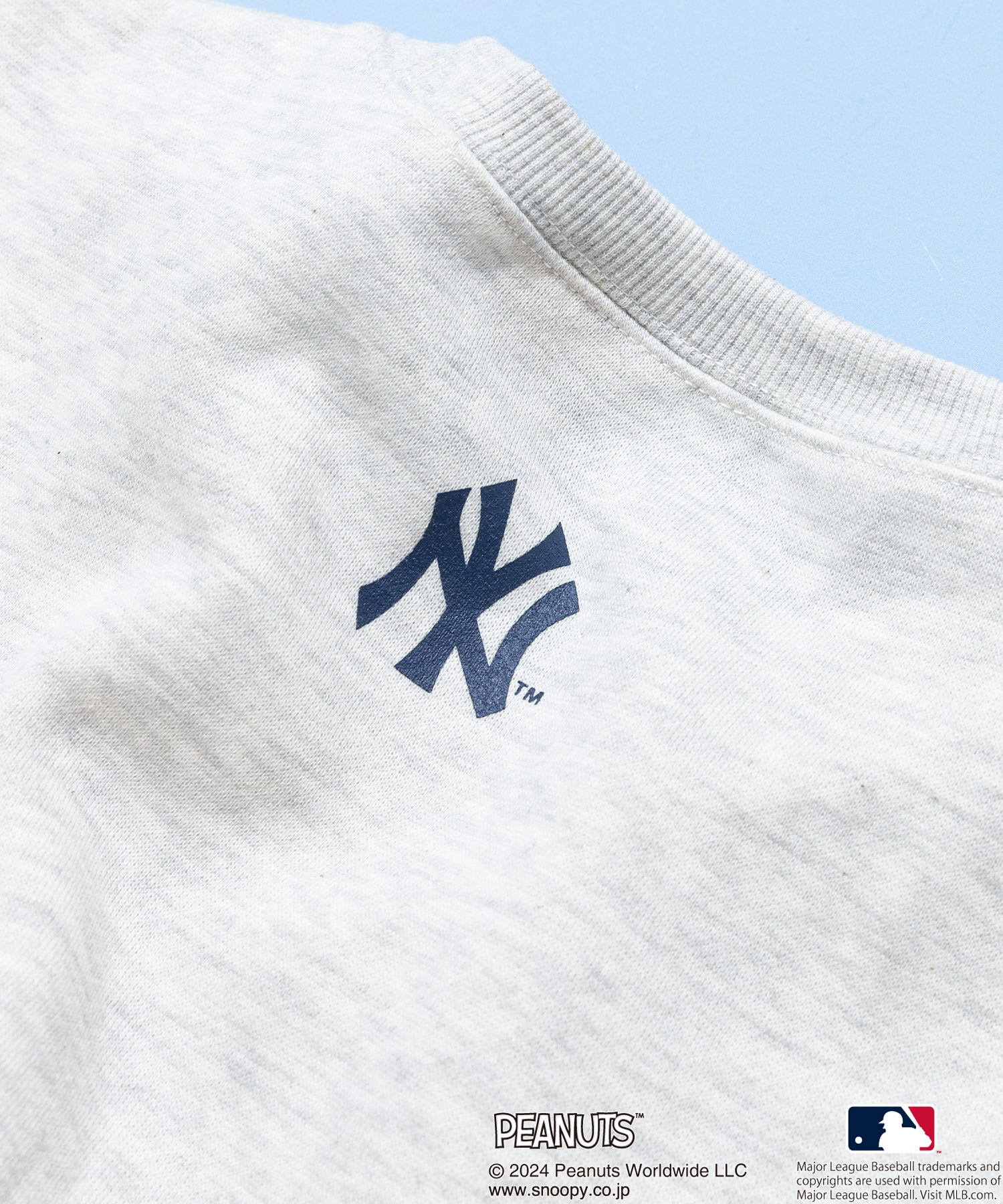 PEANUTS MLB オリジナルデザイン オリジナルデザイン 裏起毛クルーネックスウェット ヤンキース ドジャース レッドソックス
