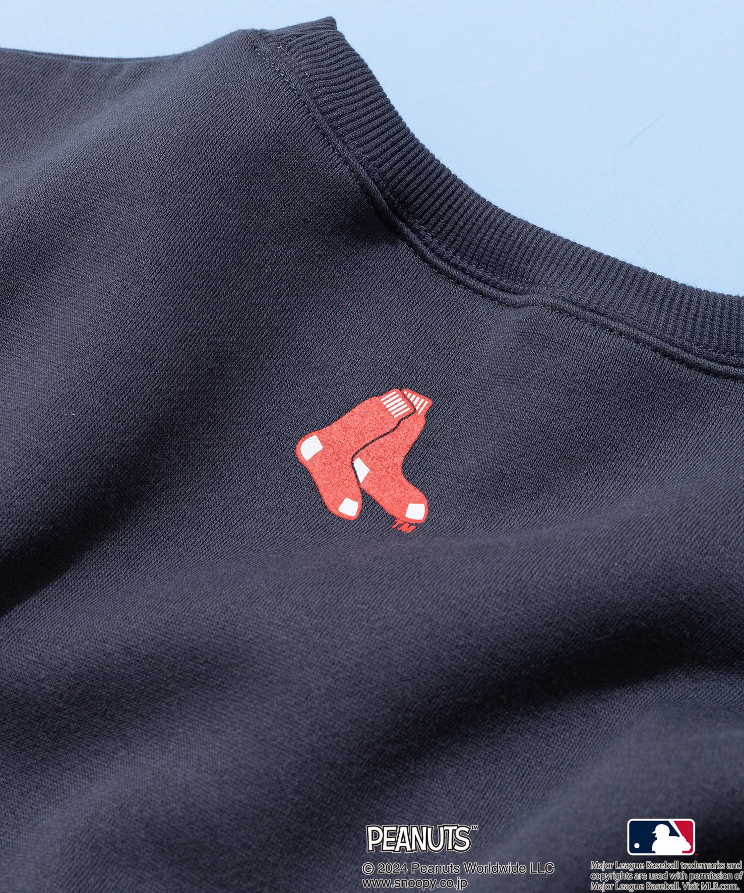 PEANUTS MLB オリジナルデザイン オリジナルデザイン 裏起毛クルーネックスウェット ヤンキース ドジャース レッドソックス