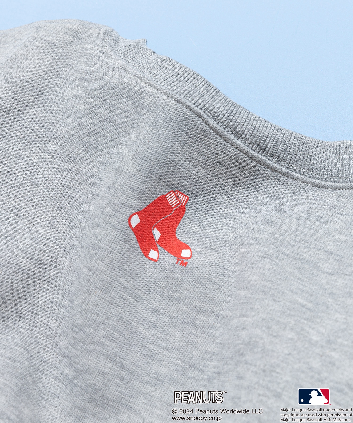 PEANUTS MLB オリジナルデザイン オリジナルデザイン 裏起毛クルーネックスウェット ヤンキース ドジャース レッドソックス