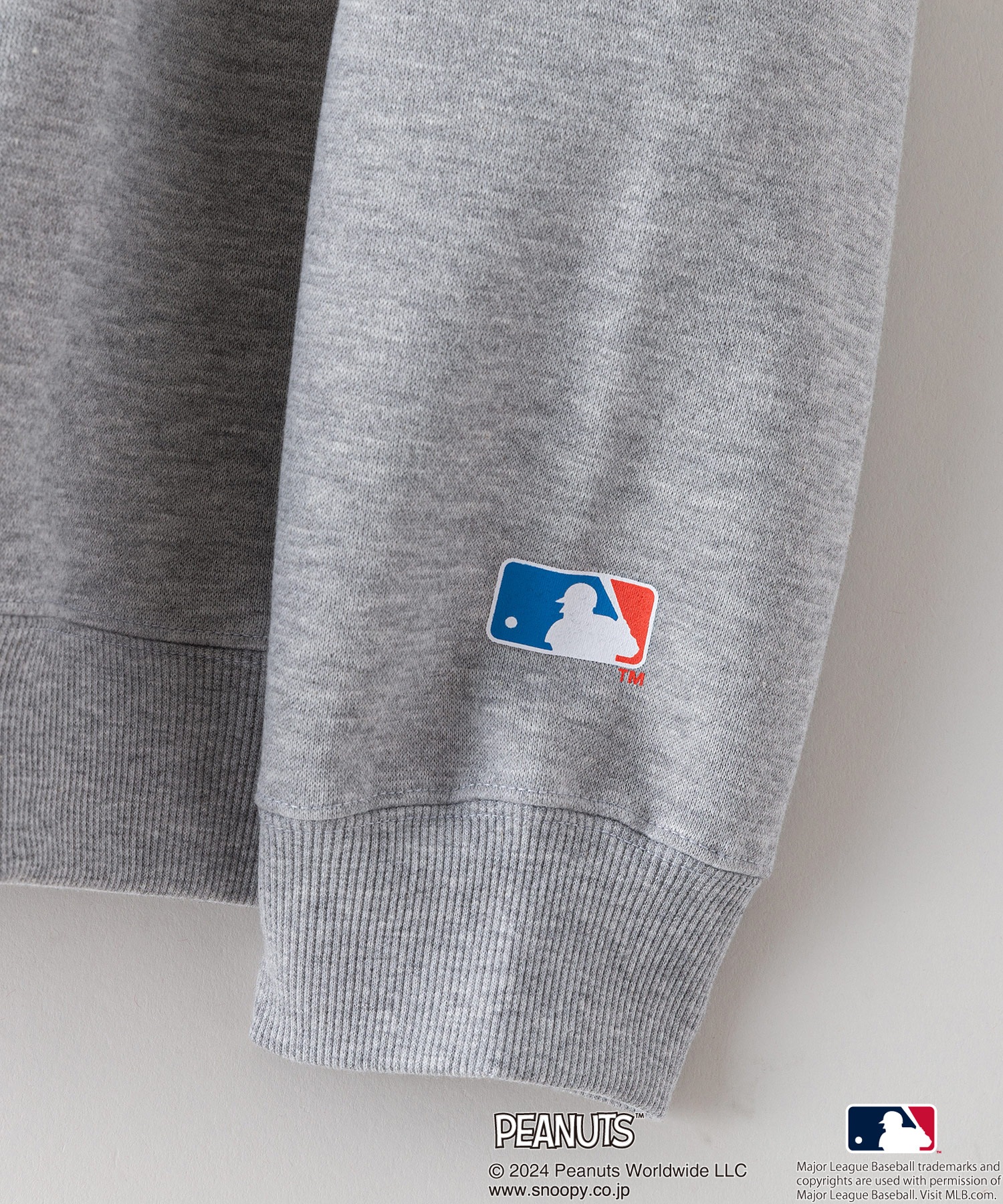 PEANUTS MLB オリジナルデザイン オリジナルデザイン 裏起毛クルーネックスウェット ヤンキース ドジャース レッドソックス