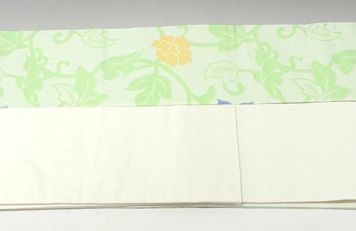 名古屋帯 新品仕立済 正絹 西陣 木原織物謹製 唐花模様 名古屋帯 小難あり 新品 仕立て上がり h2644 名古屋帯 新品仕立済 正絹 西陣 木原織物謹製 唐花模様 名古屋帯 小難