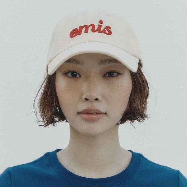 新品未開封  EMIS  エミス APPLIQUE BALL CAP 直営店購入 Qoo10] EMIS 韓国 エミス APPLIQUE BALL