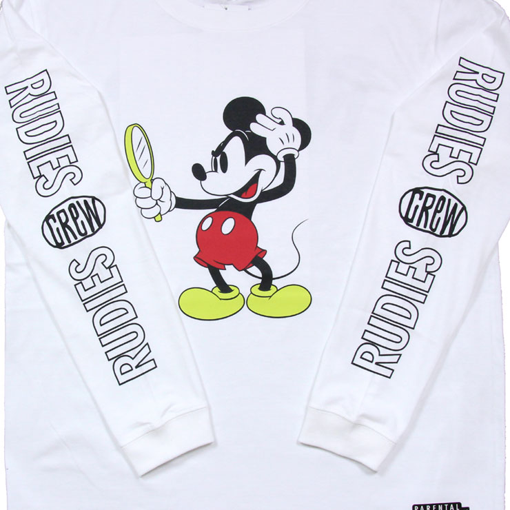 ルーディーズ ロンT RUDIES Tシャツ 長袖Tシャツ ミッキーマウス メンズ レディース ルーディーズ ロンT RUDIES Tシャツ 長袖Tシャツ ミッキーマウス メンズ レディース