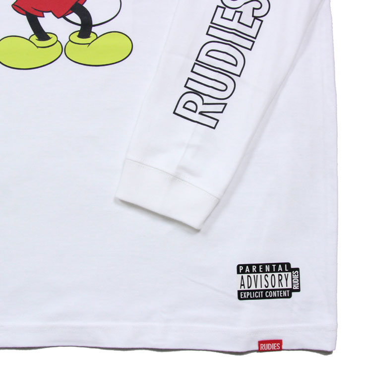 ルーディーズ ロンT RUDIES Tシャツ 長袖Tシャツ ミッキーマウス メンズ レディース ルーディーズ ロンT RUDIES Tシャツ 長袖Tシャツ ミッキーマウス メンズ レディース