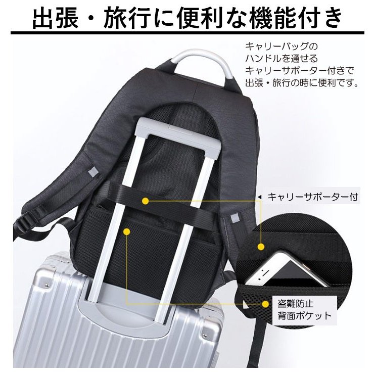 ビジネスリュック ビジネスバッグ メンズリュック メンズ バッグ 海外最新 Usb レディース バッグパック