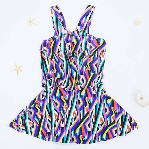 【グラシア】 水着 ワンピース レディース ビーチウェア スイムウェア 流行 海 プール カップ 幾何学模様 スムース スムースカップ インポートライク 鮮やか サイケデリック グラフィカル パープル 【グラシア】 水着 ワンピース レディース ビーチウェア スイムウェア 流行 海 プール カップ 幾何学模様 スムース スムースカップ インポートライク 鮮やか サイケデリック グラフィカル パープル