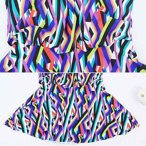 【グラシア】 水着 ワンピース レディース ビーチウェア スイムウェア 流行 海 プール カップ 幾何学模様 スムース スムースカップ インポートライク 鮮やか サイケデリック グラフィカル パープル 【グラシア】 水着 ワンピース レディース ビーチウェア スイムウェア 流行 海 プール カップ 幾何学模様 スムース スムースカップ インポートライク 鮮やか サイケデリック グラフィカル パープル