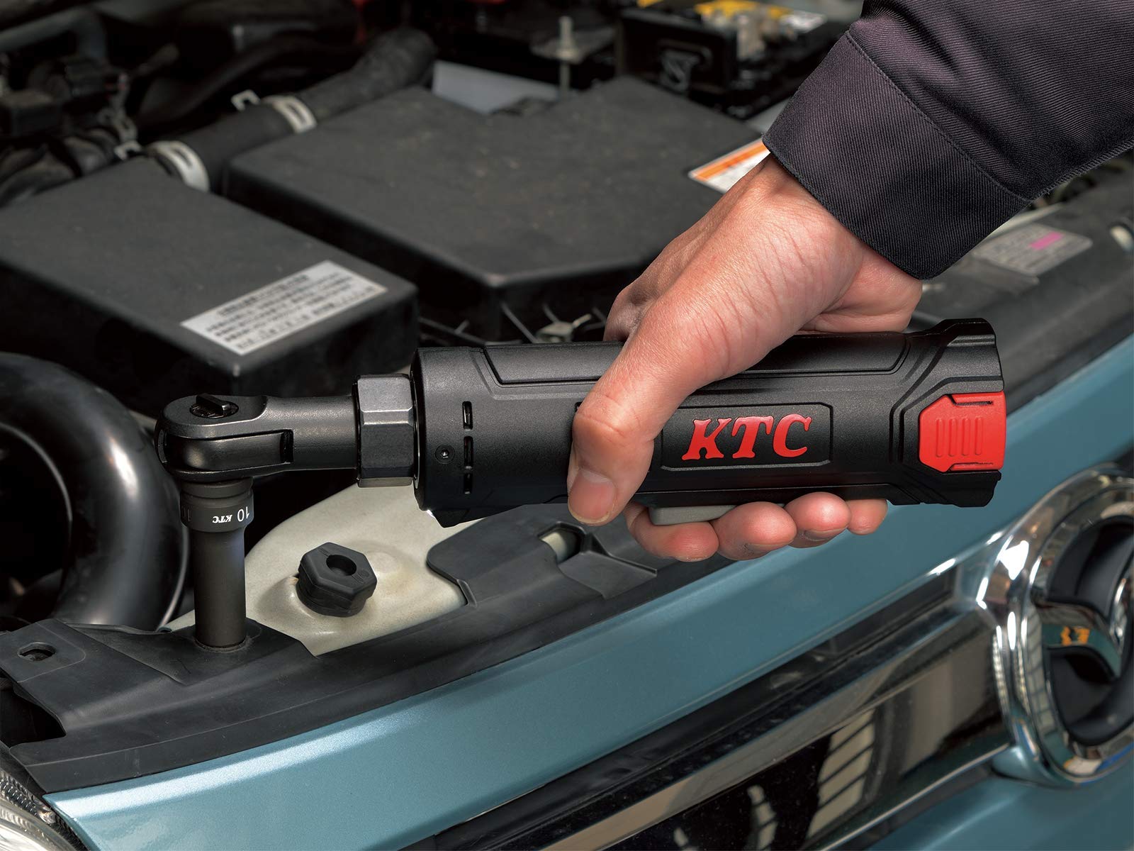 9.5SQ エンジンルーム 外装外し向け 最大トルク34Nm 7.2V コンパクトタイプ コードレスラチェットレンチセット 全長253mm 軽量750g JTRE310 9.5SQ エンジンルーム 外装外し向け 最大トルク34Nm 7.2V コンパクトタイプ コードレスラチェットレンチセット 全長253mm 軽量750g JTRE310