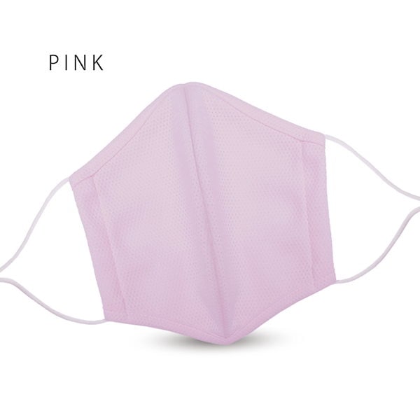 Qoo10] サラッと快適 メッシュ マスク 立体 布