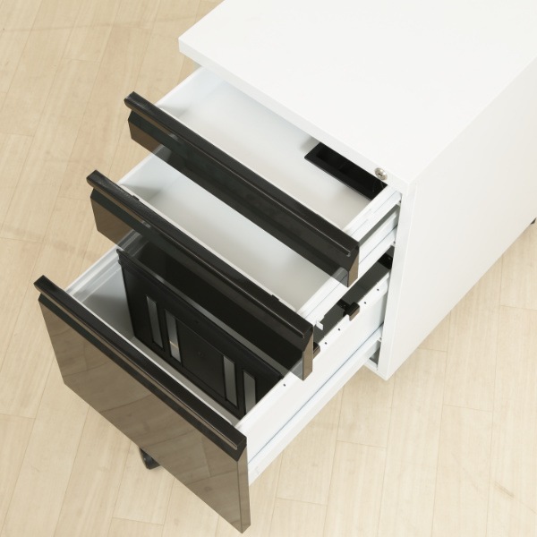 デスクワゴン 高さ59.5cm デスク キャビネット 引き出し 鍵付き サイドワゴン オフィスワゴン 3段 デスク下 サイドチェスト 脇机 完成品 キャスター付き オールロック デスクチェスト デスクワゴン 高さ59.5cm デスク キャビネット 引き出し 鍵付き サイドワゴン オフィスワゴン 3段 デスク下 サイドチェスト 脇机 完成品 キャスター付き オールロック デスクチェスト