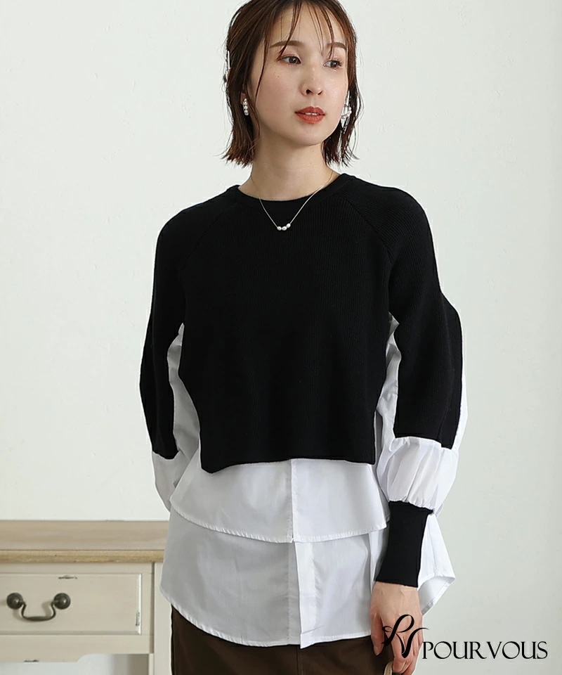 オフィス トップス おしゃれ カジュアル レディース ファッション 大きいサイズ レディースファッション シンプル 大人可愛い 大人かわいい オフィスカジュアル きれいめ 長袖 七分袖 7分袖 ニット