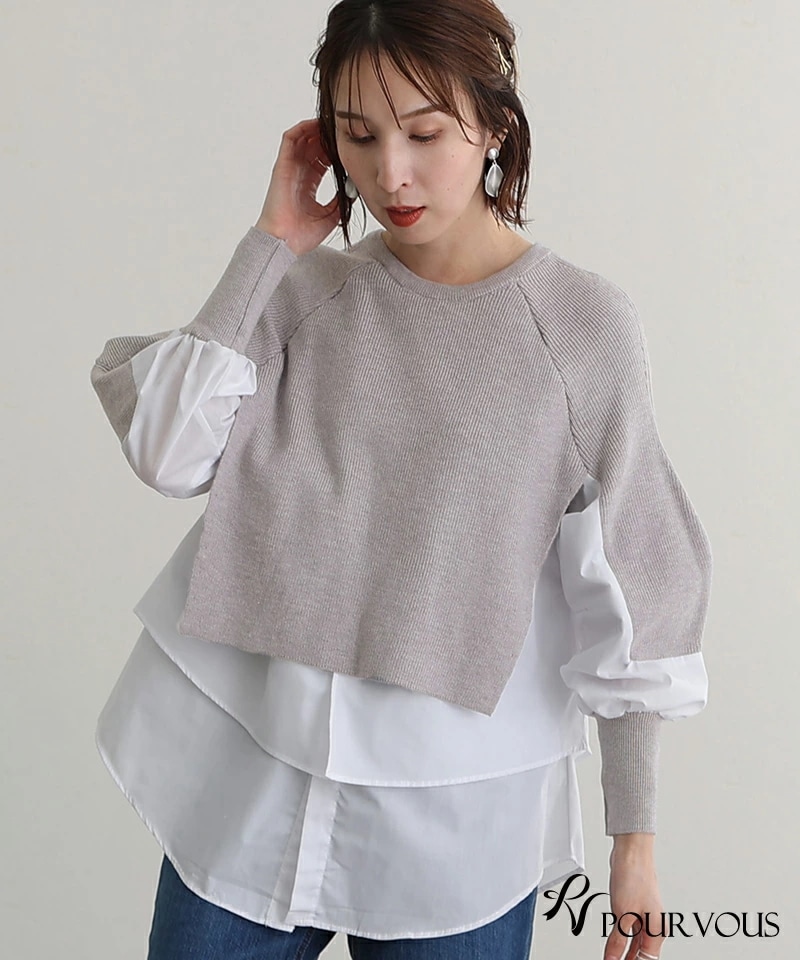 オフィス トップス おしゃれ カジュアル レディース ファッション 大きいサイズ レディースファッション シンプル 大人可愛い 大人かわいい オフィスカジュアル きれいめ 長袖 七分袖 7分袖 ニット