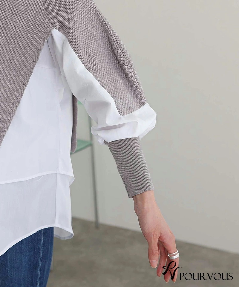 オフィス トップス おしゃれ カジュアル レディース ファッション 大きいサイズ レディースファッション シンプル 大人可愛い 大人かわいい オフィスカジュアル きれいめ 長袖 七分袖 7分袖 ニット