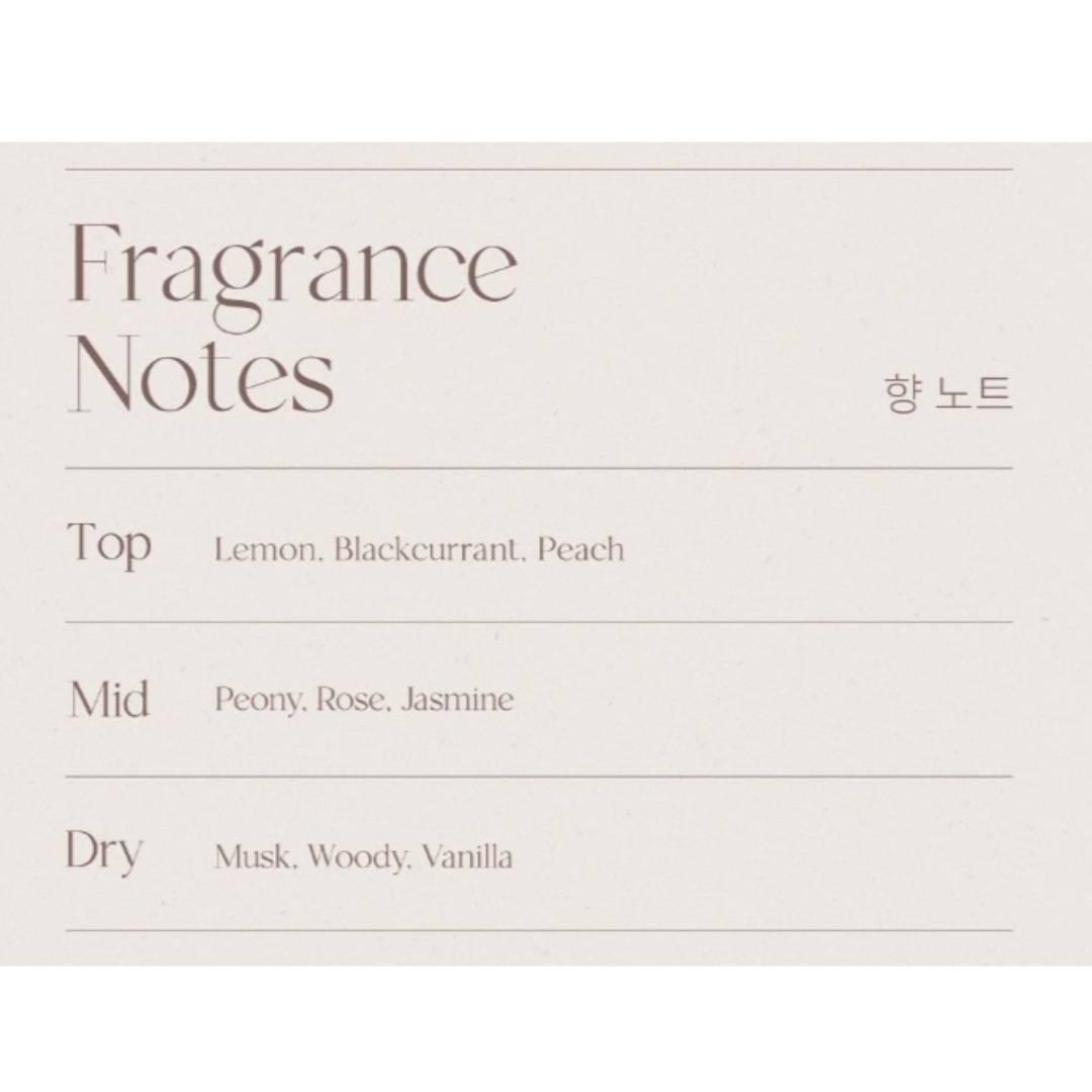 【正規品/ New】桃香 香水 オードパフューム 07 シュガーフローラル25ml/甘い桃香り/バニラの香り/シャクヤクの香り/ 韓国コスメ