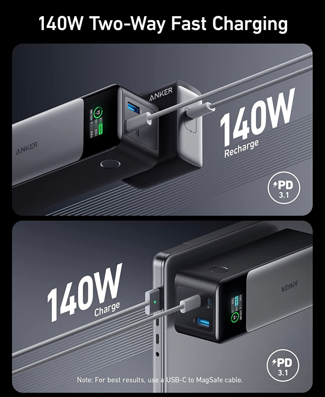 本日まで］（新品)Anker 737 Power Bank (PowerCore 24000)