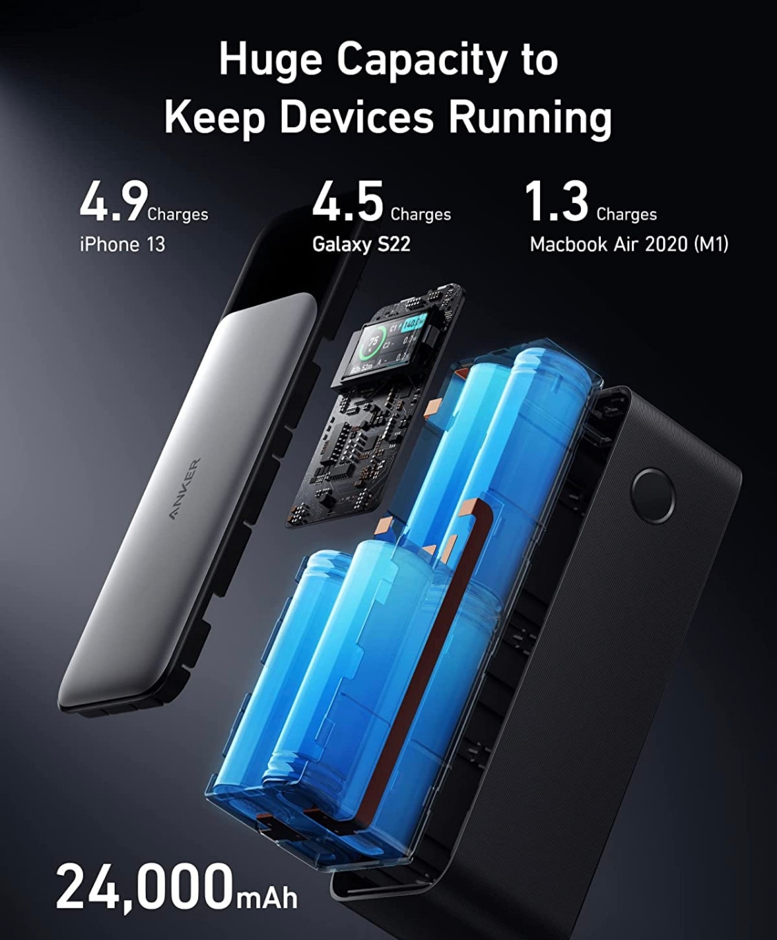 本日まで］（新品)Anker 737 Power Bank (PowerCore 24000)