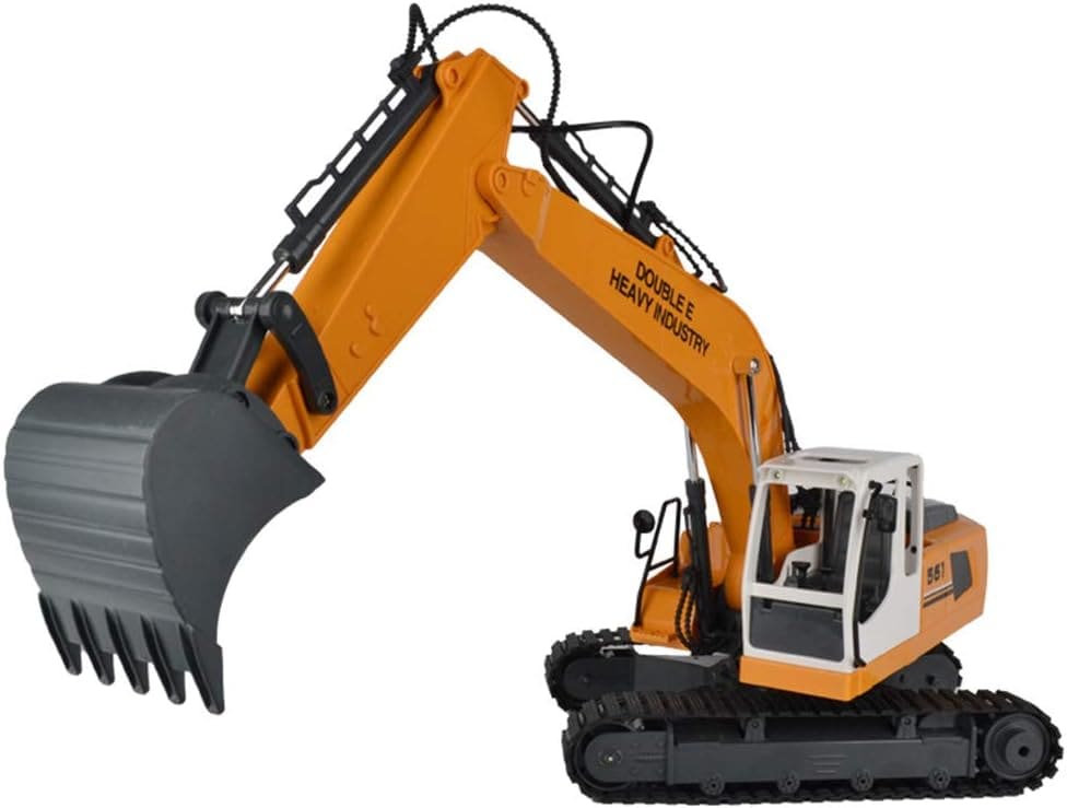 RCカー2.4G 1/12 3 in 1建設トラクター合金ショベルモデル玩具RC趣味とおもちゃ，デュアルバッテリー
