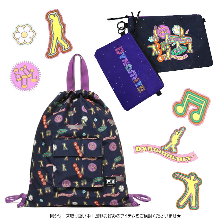 BTS x FILA Dynamite ストリングバッグ メンズ レディース グローバルアーティスト 韓国 韓国ファッション Kファッション ナップサック ロゴ フィラ 限定 FS3BCD6C16X