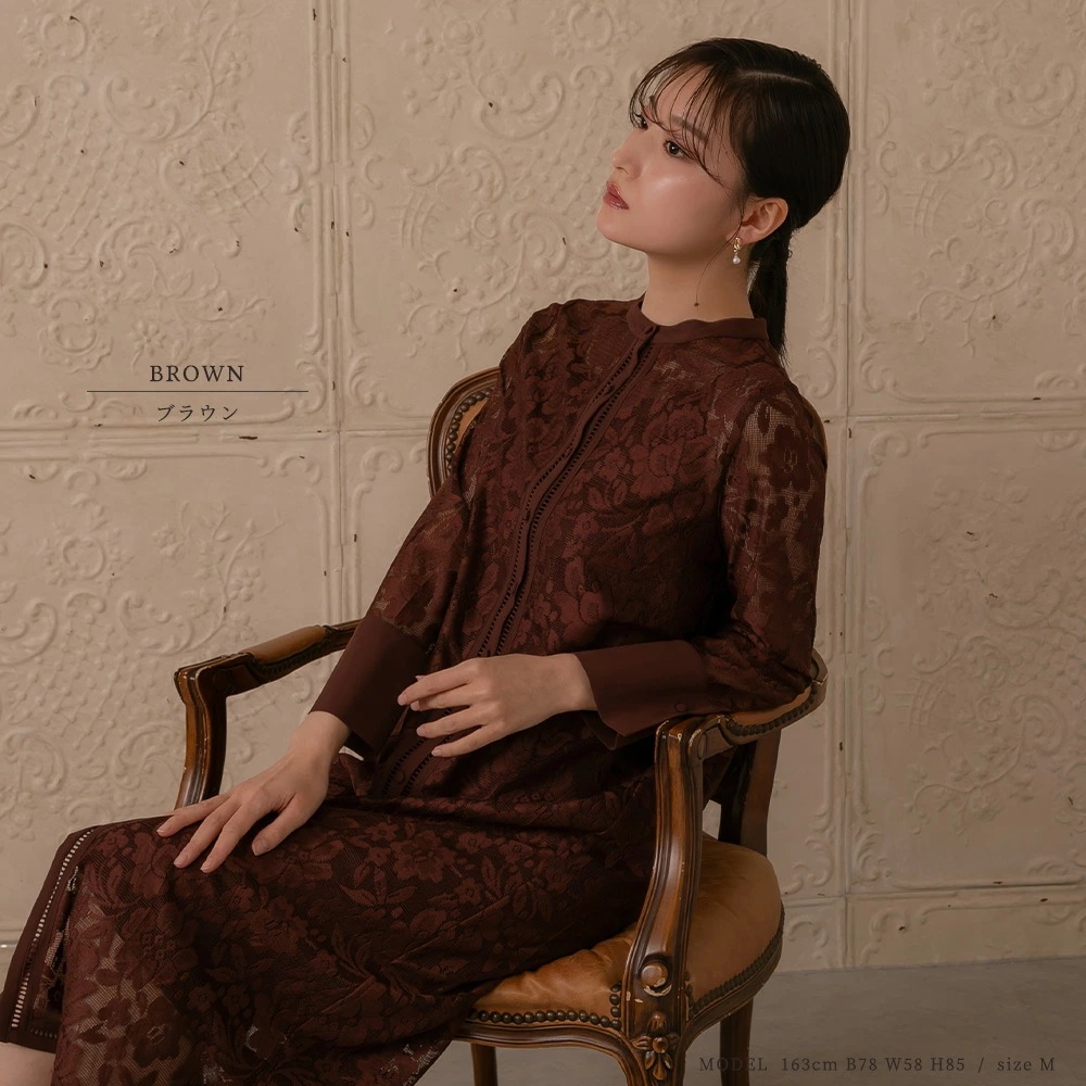 ワンピースドレス パーティードレス ワンピース 結婚式 フォーマルドレス オールレーススタンドカラーロングドレス お呼ばれドレス 二次会ドレス 袖付き 体型カバー 披露宴 成人式 同窓会 20代 ワンピースドレス パーティードレス ワンピース 結婚式 フォーマルドレス オールレーススタンドカラーロングドレス お呼ばれドレス 二次会ドレス 袖付き 体型カバー 披露宴 成人式 同窓会 20代