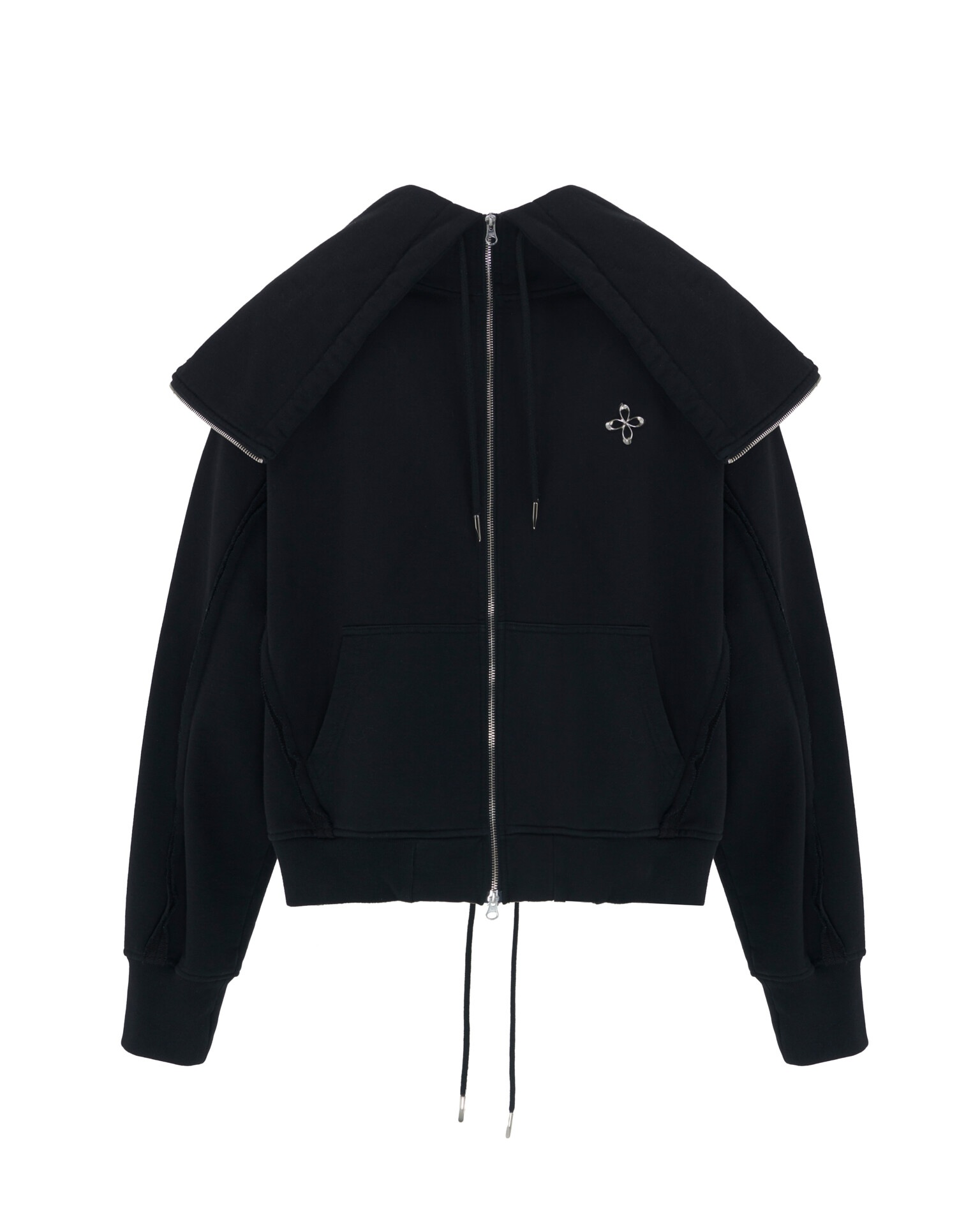 【SURGERY】 SURGERY BACK-FORTH SWEAT JACKET : BLACK 【SURGERY】 SURGERY BACK-FORTH SWEAT JACKET : BLACK