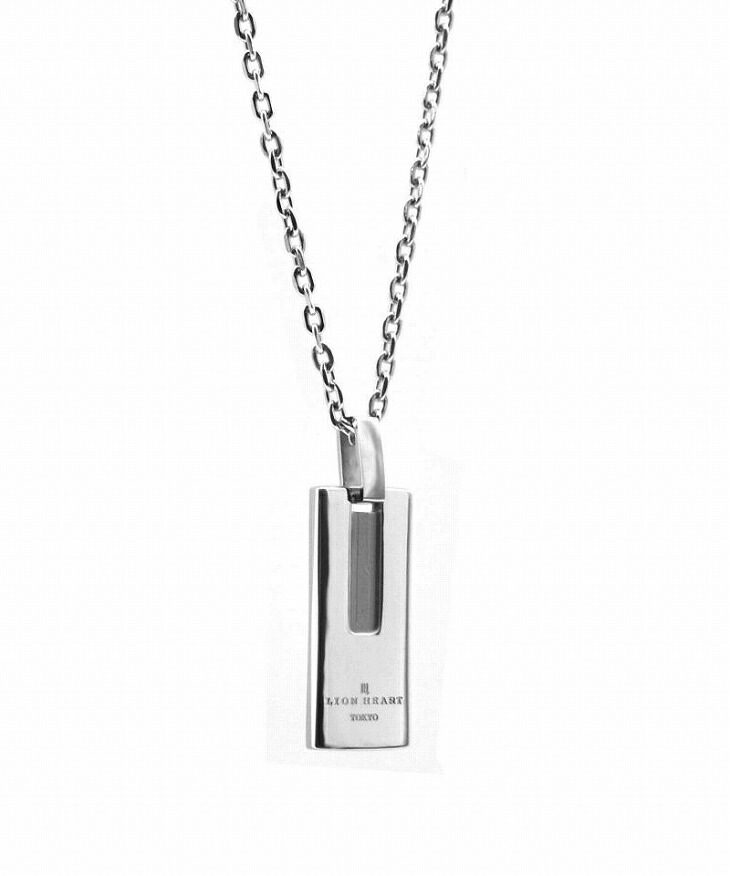 ネックレス メンズ デントプレートネックレス サージカルステンレス316L LH-03NE0485 ステンレス アレルギーフリー 【ネコポス】