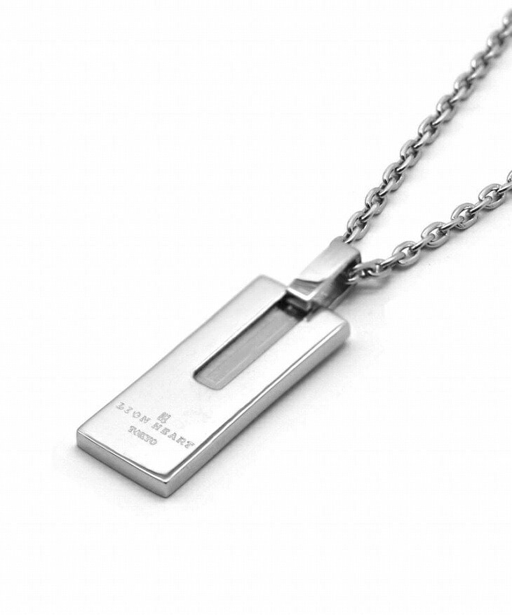ネックレス メンズ デントプレートネックレス サージカルステンレス316L LH-03NE0485 ステンレス アレルギーフリー 【ネコポス】