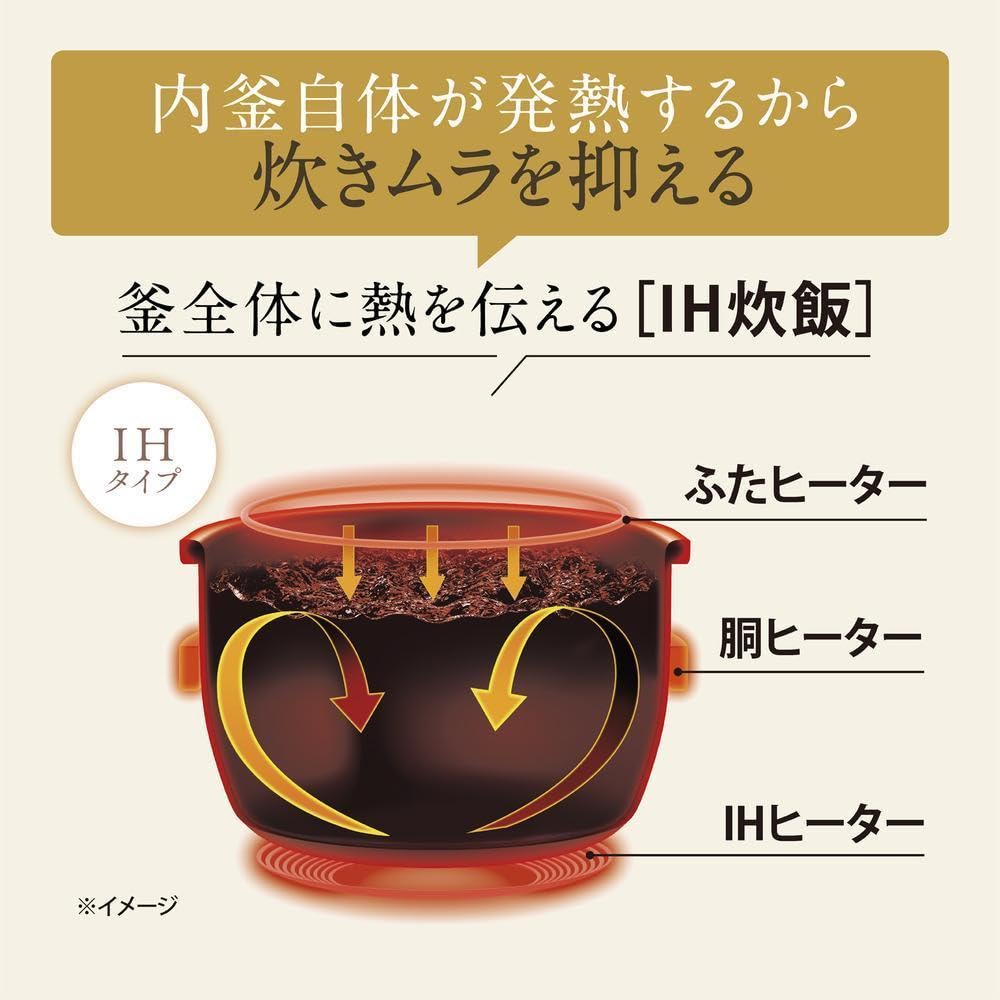 象印 炊飯器 IH炊飯ジャー 5.5合炊き 極め炊き ホワイト NW-VJ10-WA