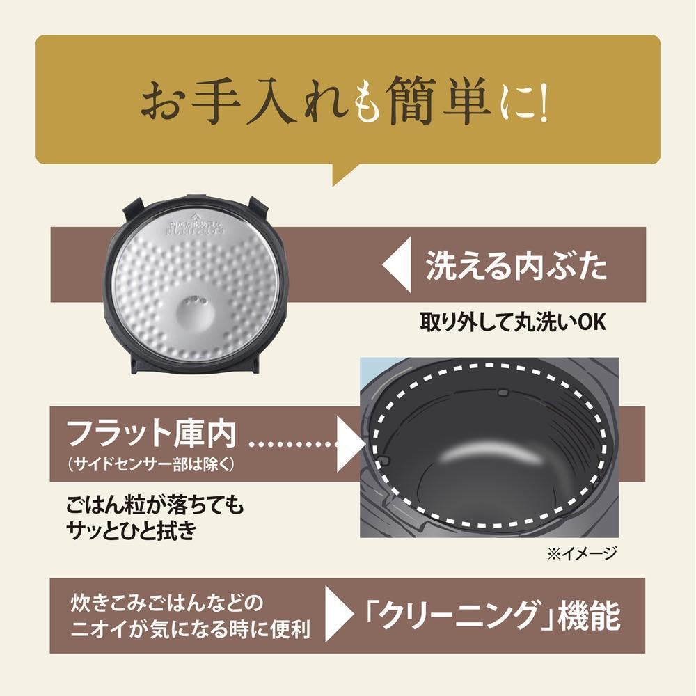 象印 炊飯器 IH炊飯ジャー 5.5合炊き 極め炊き ホワイト NW-VJ10-WA