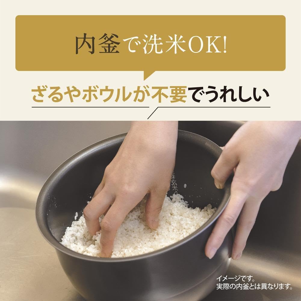 象印 炊飯器 IH炊飯ジャー 5.5合炊き 極め炊き ホワイト NW-VJ10-WA