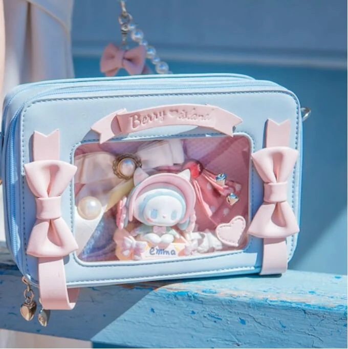 全7カラー もこもこうさ耳付き痛バッグ 全7カラー もこもこうさ耳付き痛バッグ