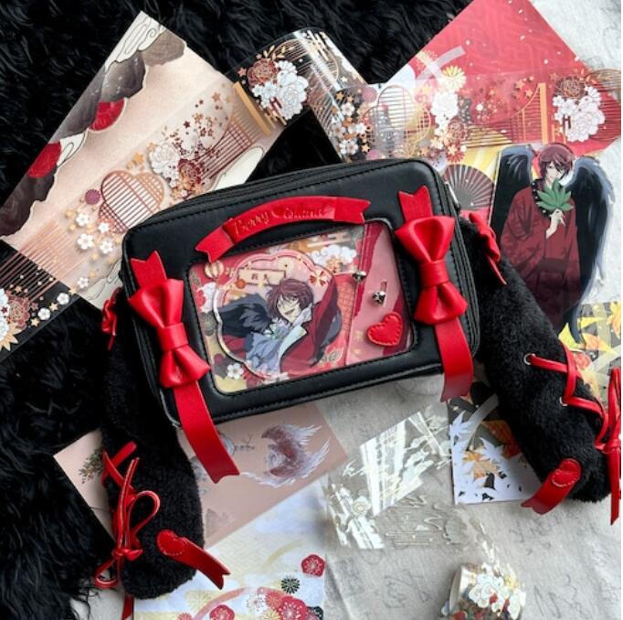 全7カラー もこもこうさ耳付き痛バッグ 全7カラー もこもこうさ耳付き痛バッグ