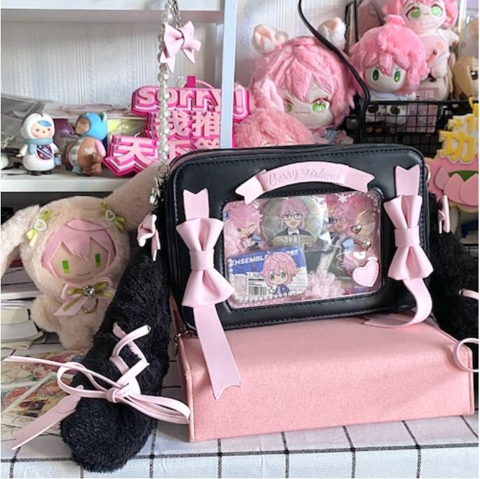 全7カラー もこもこうさ耳付き痛バッグ 全7カラー もこもこうさ耳付き痛バッグ