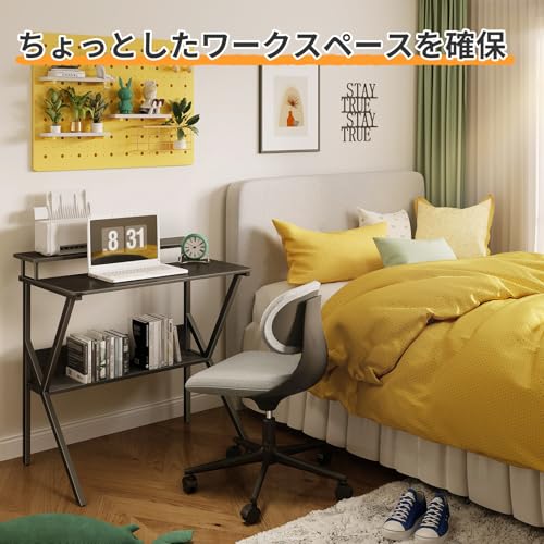 色:ブラック サイズ:70*48*77.5cm KKL パソコンデスク モニター台付き 幅70cm* 色:ブラック サイズ:70*48*77.5cm KKL パソコンデスク モニター台付き 幅70cm*